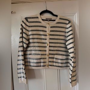 NWOT J. Crew Emilie Lady Jacket striped size medium